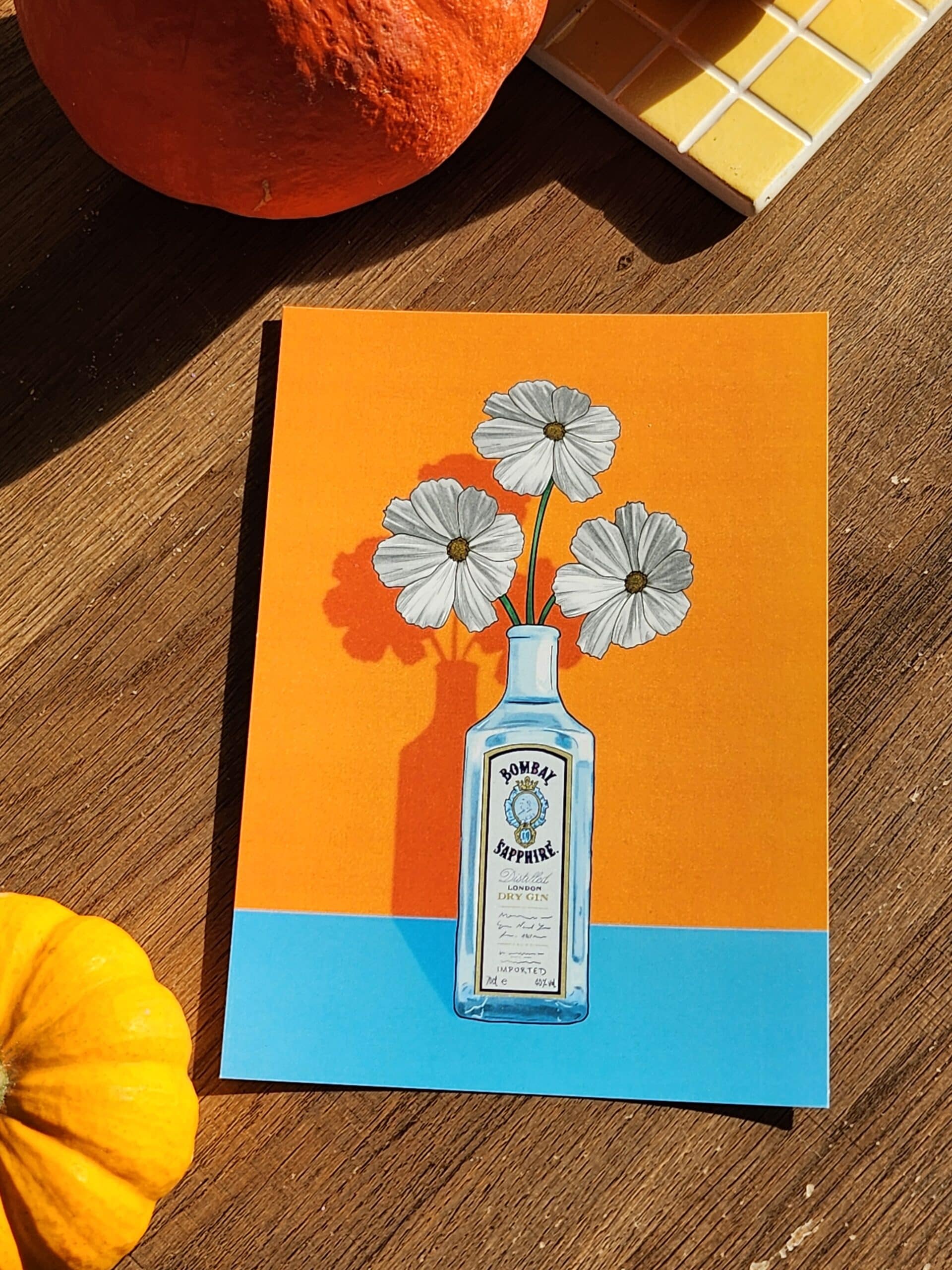 Affiche Bombay Sapphire & Fleurs – Image 2