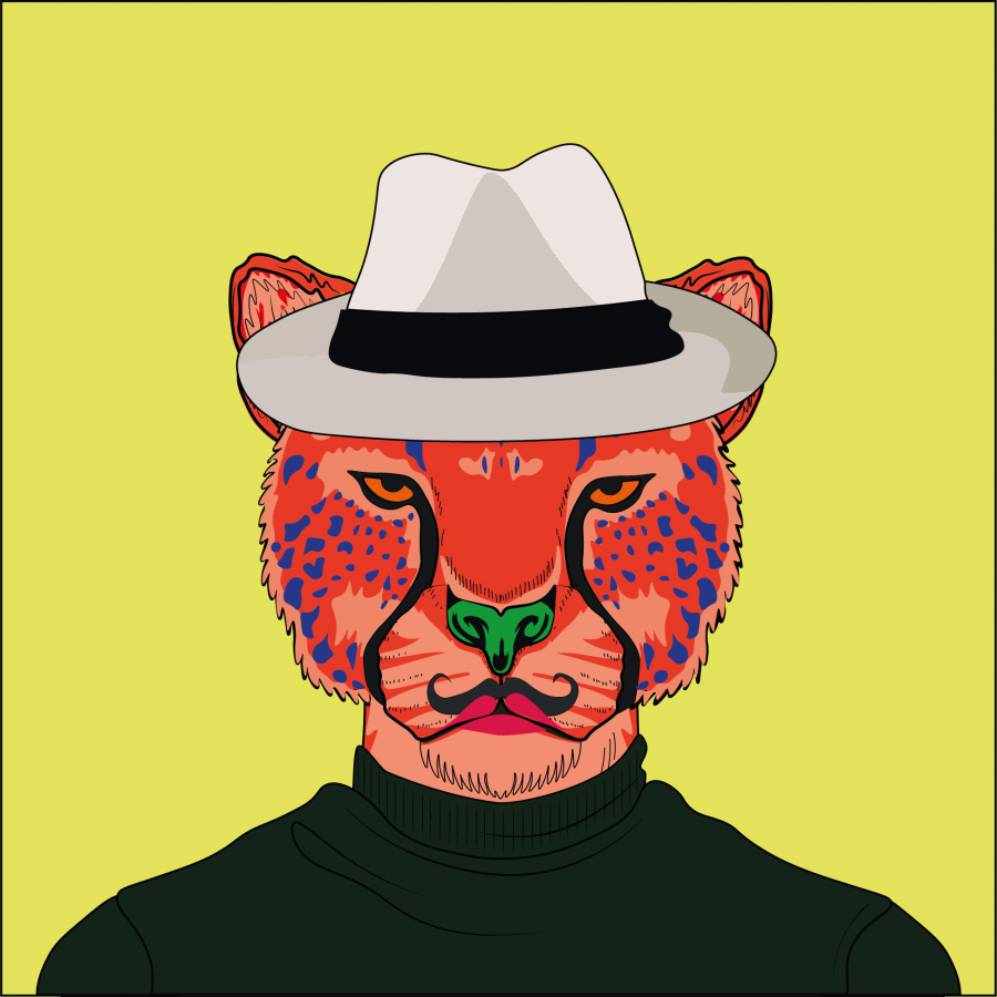 guépard de la collection NFT cheetah pop gang